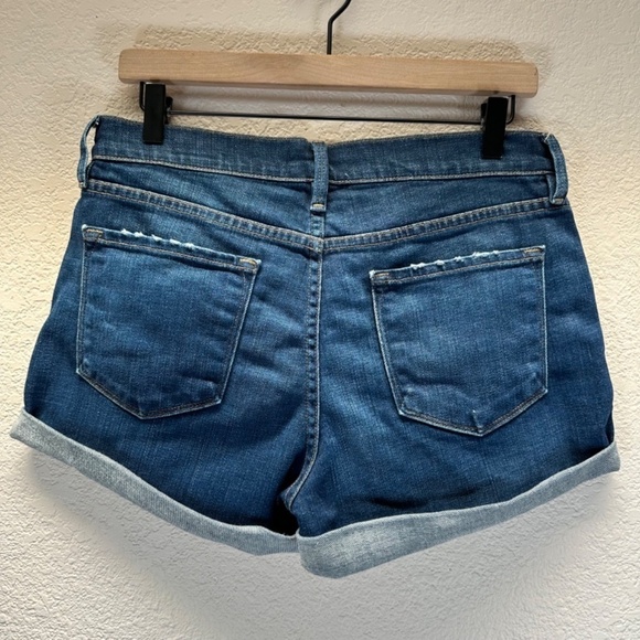 FRAME Shorts Le Cuttoff Denim Shorts Womens Size 28 Beach Weekend Made in USA - Picture 6 of 16